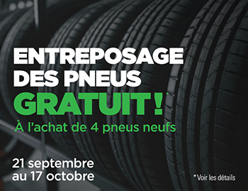 Entreposage gratuit