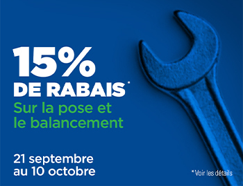 Passez tôt, économisez 15%!