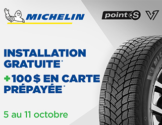 100$ + Installation gratuite