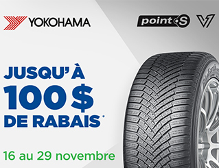 Jusqu'à 100$ de rabais instantané